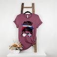 Dominican Baseball Mom Dominican Baseball Girl Women's Heather T-Shirt Heather Maroon