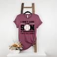 I Don't Care If My Son Is Embarrassed Baseball Mom Women's Heather T-Shirt Heather Maroon I Don't Care If My Son Is Embarrassed Baseball Mom Women's Heather T-Shirt Heather Maroon