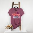 Eat Sleep Baseball Repeat Baseball Moms Women's Heather T-Shirt Heather Maroon Eat Sleep Baseball Repeat Baseball Moms Women's Heather T-Shirt Heather Maroon
