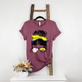 Ecuador Baseball Mom Ecuadorian Baseball Girl Women's Heather T-Shirt Heather Maroon