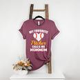 My Favorite Pitcher Calls Me MomMom Pitcher Baseball Mom Mom Women's Heather T-Shirt Heather Maroon My Favorite Pitcher Calls Me MomMom Pitcher Baseball Mom Mom Women's Heather T-Shirt Heather Maroon