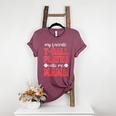 My Favorite T-Ball Player Calls Me Mama Baseball Mom Women's Heather T-Shirt Heather Maroon My Favorite T-Ball Player Calls Me Mama Baseball Mom Women's Heather T-Shirt Heather Maroon