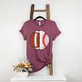Football Baseball Player Football Baseball Mom Women's Heather T-Shirt Heather Maroon Football Baseball Player Football Baseball Mom Women's Heather T-Shirt Heather Maroon
