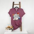 My Girl Might Not Always Swing But I Do Baseball Mom Mama Women's Heather T-Shirt Heather Maroon
