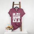 Groovy Retro In My Baseball Mom Era Women's Heather T-Shirt Heather Maroon Groovy Retro In My Baseball Mom Era Women's Heather T-Shirt Heather Maroon
