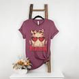 Heart Glasses Baseball Mama Baseball Mom Mother's Day Women's Heather T-Shirt Heather Maroon