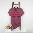 Home Plate Social Club Softball Season Baseball Mom Women's Heather T-Shirt Heather Maroon