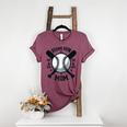Home Run Mom Shirt Baseball Mom Mother's Day Women's Heather T-Shirt Heather Maroon Home Run Mom Shirt Baseball Mom Mother's Day Women's Heather T-Shirt Heather Maroon