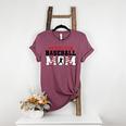I'm a Proud Baseball Mom Baseball Women's Heather T-Shirt Heather Maroon