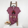 Loud And Proud Baseball Mom Women's Heather T-Shirt Heather Maroon Loud And Proud Baseball Mom Women's Heather T-Shirt Heather Maroon