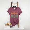 Loudmouth Baseball Mom Mother's Day Sports Cute Women's Heather T-Shirt Heather Maroon Loudmouth Baseball Mom Mother's Day Sports Cute Women's Heather T-Shirt Heather Maroon