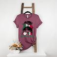 Mexico Baseball Mom Messy Bun Women's Heather T-Shirt Heather Maroon