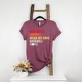 Who Needs Umpires When We Have Baseball Moms Vintage Women's Heather T-Shirt Heather Maroon Who Needs Umpires When We Have Baseball Moms Vintage Women's Heather T-Shirt Heather Maroon
