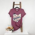 Ohio Baseball Mom Women's Heather T-Shirt Heather Maroon