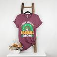 One Lucky Baseball Mom St Patricks Day Rainbow Mother Mama Women's Heather T-Shirt Heather Maroon One Lucky Baseball Mom St Patricks Day Rainbow Mother Mama Women's Heather T-Shirt Heather Maroon