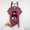 Peruvian Baseball Mom Peru Flag Baseball Girl Women's Heather T-Shirt Heather Maroon Peruvian Baseball Mom Peru Flag Baseball Girl Women's Heather T-Shirt Heather Maroon