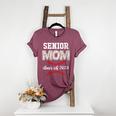 Proud Senior Baseball Mom Class Of 2024 Highschool Baseball Women's Heather T-Shirt Heather Maroon Proud Senior Baseball Mom Class Of 2024 Highschool Baseball Women's Heather T-Shirt Heather Maroon