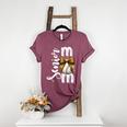 Senior Baseball Mom Class Of 2026 Player Graduation Grad Women's Heather T-Shirt Heather Maroon Senior Baseball Mom Class Of 2026 Player Graduation Grad Women's Heather T-Shirt Heather Maroon