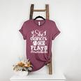 She Dances He Plays Mom Of Both Dance And Baseball Mom Women's Heather T-Shirt Heather Maroon She Dances He Plays Mom Of Both Dance And Baseball Mom Women's Heather T-Shirt Heather Maroon