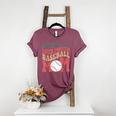 Somebody's Loudmouth Baseball Mom Baseball Women's Heather T-Shirt Heather Maroon