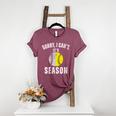Sorry I Cant It's Season Vintage Softball Baseball Mom Women's Heather T-Shirt Heather Maroon Sorry I Cant It's Season Vintage Softball Baseball Mom Women's Heather T-Shirt Heather Maroon