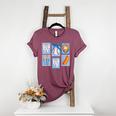 Stamps Coquette Bow Baseball Kids Youth Girls Baseball Mom Women's Heather T-Shirt Heather Maroon