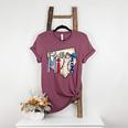 T-Ball Mimi Baseball Mom Game Day Women's Heather T-Shirt Heather Maroon