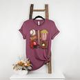 Tis The Season Baseball Mom Game Day Cheering Sports Lover Women's Heather T-Shirt Heather Maroon