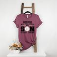 Warning Will Yell Loudly My Son Baseball Mom Women's Heather T-Shirt Heather Maroon Warning Will Yell Loudly My Son Baseball Mom Women's Heather T-Shirt Heather Maroon