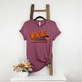 Wolves Baseball Team Baseball Mom Wolf Sports School Spirit Women's Heather T-Shirt Heather Maroon