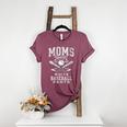 Women's Baseball Mom Moms Against Baseball Pants Proud Women's Heather T-Shirt Heather Maroon Women's Baseball Mom Moms Against Baseball Pants Proud Women's Heather T-Shirt Heather Maroon