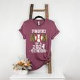 Womens Proud Mom Of a 2024 Senior Class Of 2024 Baseball Mom Women's Heather T-Shirt Heather Maroon Womens Proud Mom Of a 2024 Senior Class Of 2024 Baseball Mom Women's Heather T-Shirt Heather Maroon