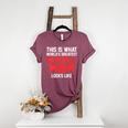 This Is What World's Greatest Baseball Mom Baseball Women's Heather T-Shirt Heather Maroon