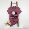 Yes Son Has Practice a Game Baseball Mom Women's Heather T-Shirt Heather Maroon