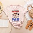 Always Your Biggest Fan Baseball Mom Women's Heather T-Shirt Heather Peach Always Your Biggest Fan Baseball Mom Women's Heather T-Shirt Heather Peach