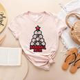 Baseball Christmas Tree Proud Baseball Mom Tee Women's Heather T-Shirt Heather Peach Baseball Christmas Tree Proud Baseball Mom Tee Women's Heather T-Shirt Heather Peach
