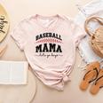 Baseball Mama Lets Go Boys Mother Baseball Mom Women's Heather T-Shirt Heather Peach Baseball Mama Lets Go Boys Mother Baseball Mom Women's Heather T-Shirt Heather Peach