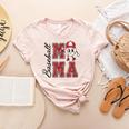 Baseball Mama Baseball Mom Game Day Senior Night Women's Heather T-Shirt Heather Peach Baseball Mama Baseball Mom Game Day Senior Night Women's Heather T-Shirt Heather Peach