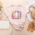 Baseball Mama Sport Women Proud Baseball Mom Premium Women's Heather T-Shirt Heather Peach