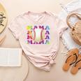 Baseball Mama Sport Women Proud Baseball Mom Raglan Baseball Tee Women's Heather T-Shirt Heather Peach