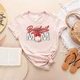 Baseball Mom Coquette Pink Bow Baseball Mama Premium Women's Heather T-Shirt Heather Peach Baseball Mom Coquette Pink Bow Baseball Mama Premium Women's Heather T-Shirt Heather Peach