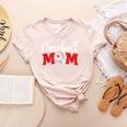 Baseball Mom Cute Letter Print Women Cute Mother's Day Women's Heather T-Shirt Heather Peach Baseball Mom Cute Letter Print Women Cute Mother's Day Women's Heather T-Shirt Heather Peach