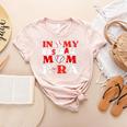In My Baseball Mom Era Endless Memories Stylish Tribute Women's Heather T-Shirt Heather Peach In My Baseball Mom Era Endless Memories Stylish Tribute Women's Heather T-Shirt Heather Peach