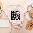 In My Baseball Mom Era Mom Life Game Day Vibes Mama Women's Heather T-Shirt Heather Peach In My Baseball Mom Era Mom Life Game Day Vibes Mama Women's Heather T-Shirt Heather Peach