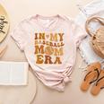 In My Baseball Mom Era For Mama Women's Heather T-Shirt Heather Peach In My Baseball Mom Era For Mama Women's Heather T-Shirt Heather Peach