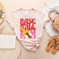 Baseball Mom Game Day Trendy Pink Leopard Mama Premium Women's Heather T-Shirt Heather Peach Baseball Mom Game Day Trendy Pink Leopard Mama Premium Women's Heather T-Shirt Heather Peach