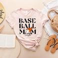 Baseball Mom Game Day Game Day Women's Heather T-Shirt Heather Peach