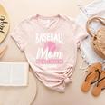 Baseball Mom Baseball Gloves Bat Baseball Player Women's Heather T-Shirt Heather Peach Baseball Mom Baseball Gloves Bat Baseball Player Women's Heather T-Shirt Heather Peach