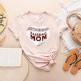 Baseball Mom Heart Love Mother's Day Game Day Support Women's Heather T-Shirt Heather Peach Baseball Mom Heart Love Mother's Day Game Day Support Women's Heather T-Shirt Heather Peach