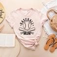 Baseball Mom Homerun Best Mom Sport Athlete Women's Heather T-Shirt Heather Peach Baseball Mom Homerun Best Mom Sport Athlete Women's Heather T-Shirt Heather Peach